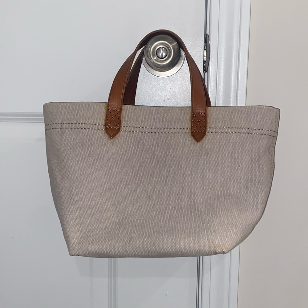 Madewell The Canvas Small Zip-Top Transport Crossbody in Violet Dusk
